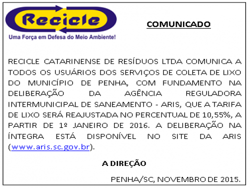 Comunicado Penha